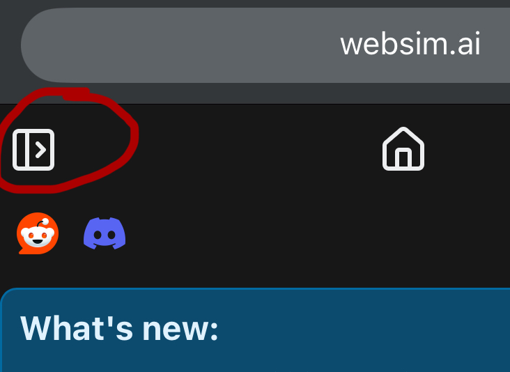 Mobile Sidebar Icon