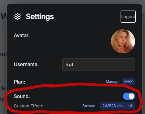 Sound Settings
